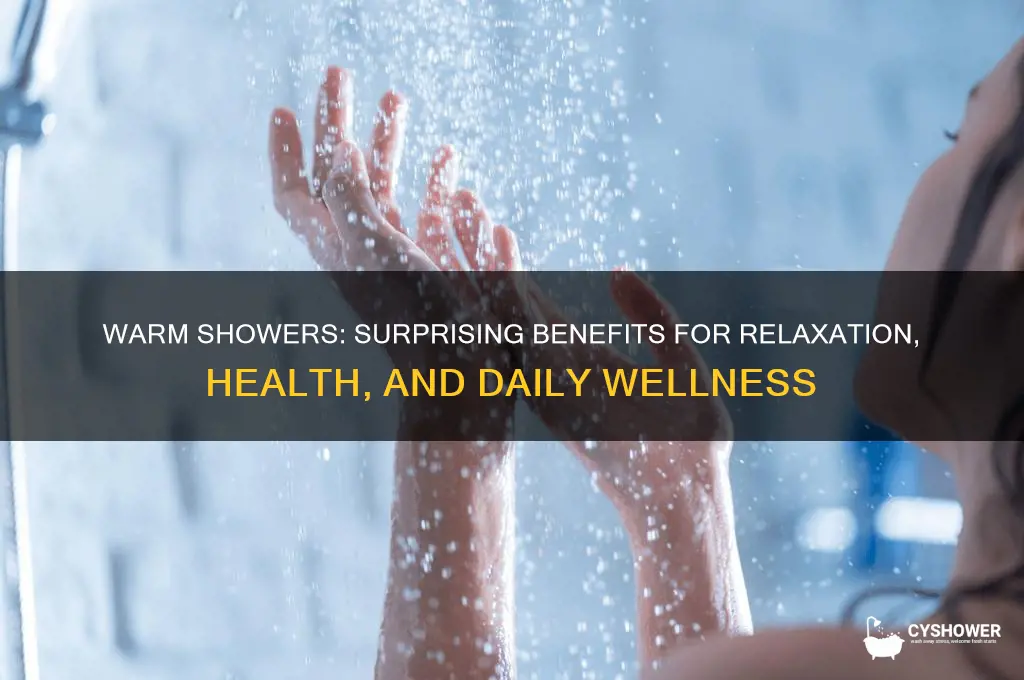 why would you tell someone to take a warm shower