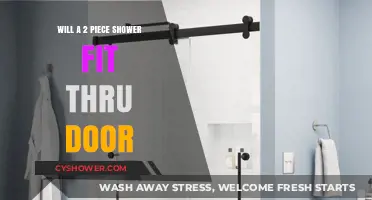 Can a 2-Piece Shower Unit Fit Through Your Door?