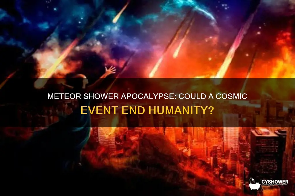 will a meteor shower wipe out humanity