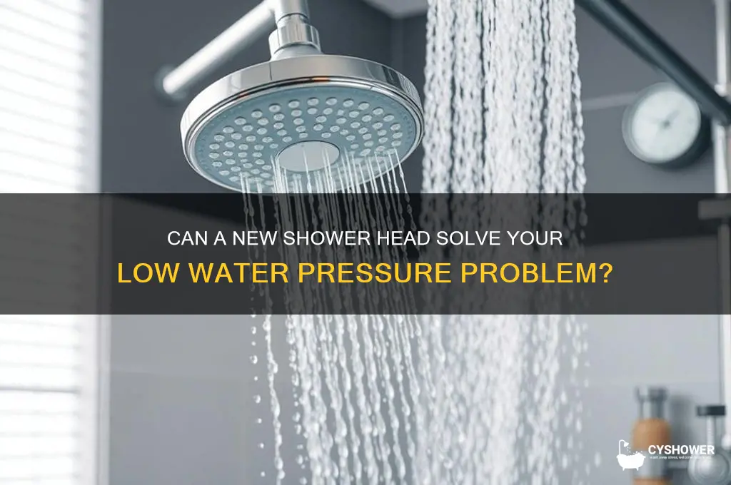 will a new shower head fix water pressure