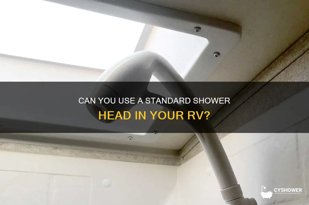 will a regular shower head work in an rv