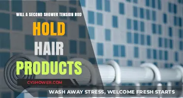 Can a Second Shower Tension Rod Organize Your Hair Products?