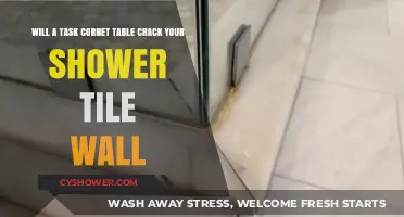 Can a Task Cornet Table Damage Your Shower Tile Wall?