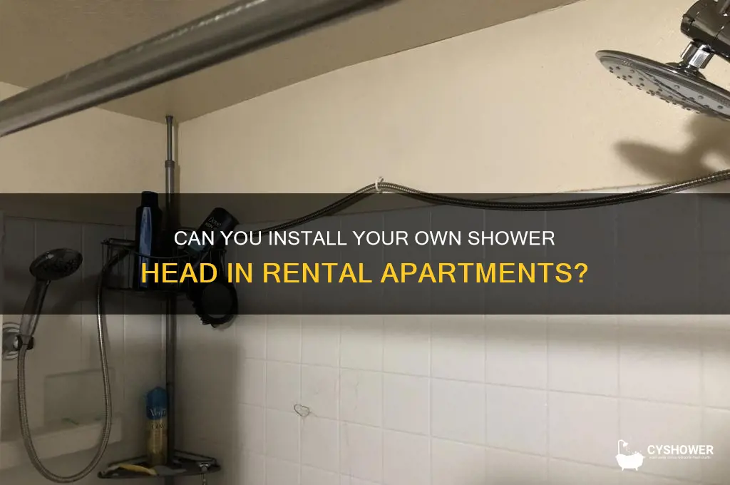 will apartments let me install my own shower head