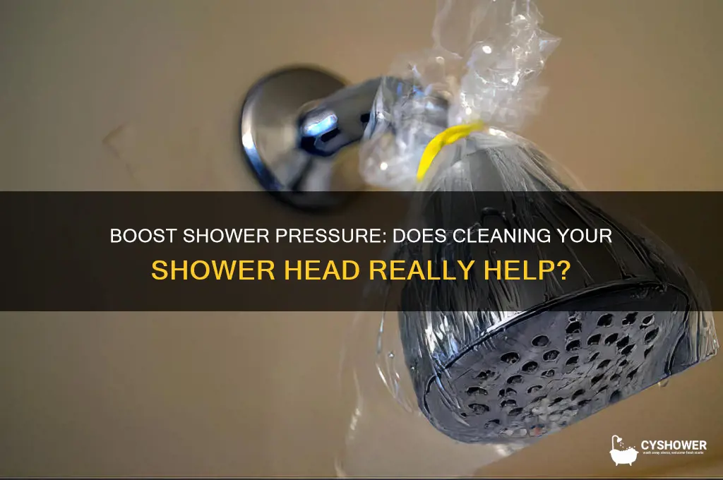 will cleaning shower head improve pressure
