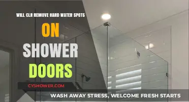 CLR's Power: Eliminating Hard Water Spots on Shower Doors