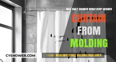 Prevent Mold: Daily Shower Spray for Clean Shower Curtains