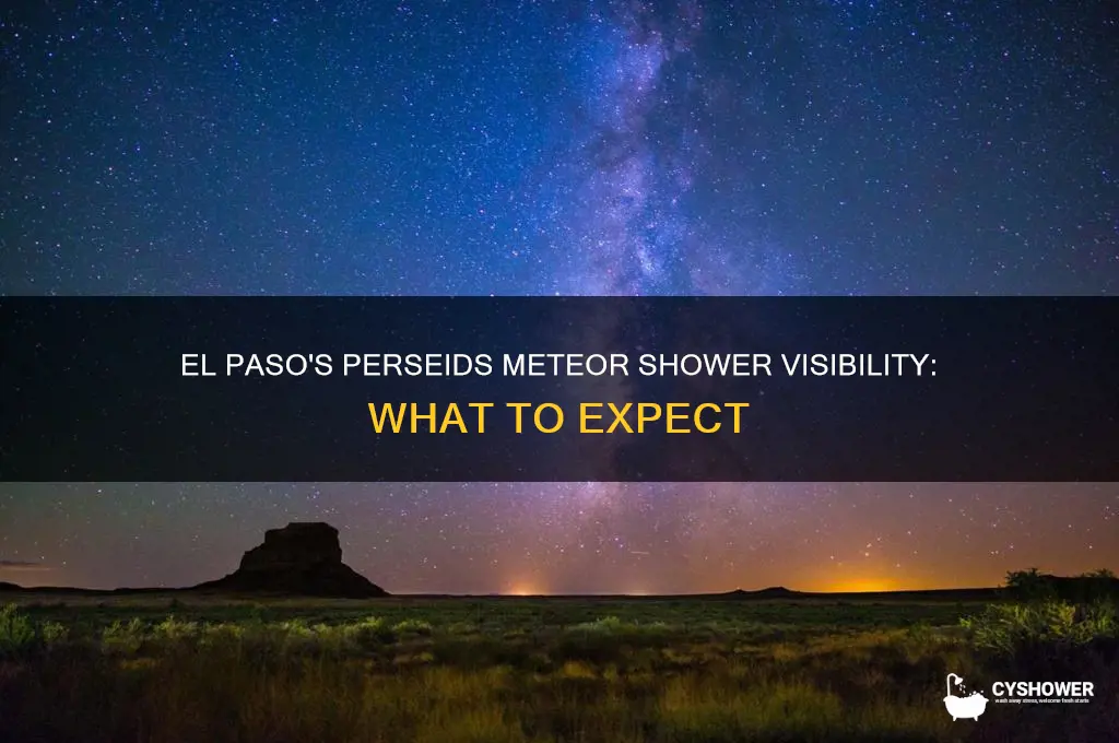 will el paso see the perseids meteor shower