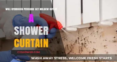 Hydrogen Peroxide: Effective Mildew Remover for Shower Curtains?