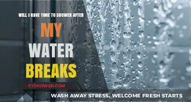 Water Breaks and Showers: Balancing Time After Your Water Breaks