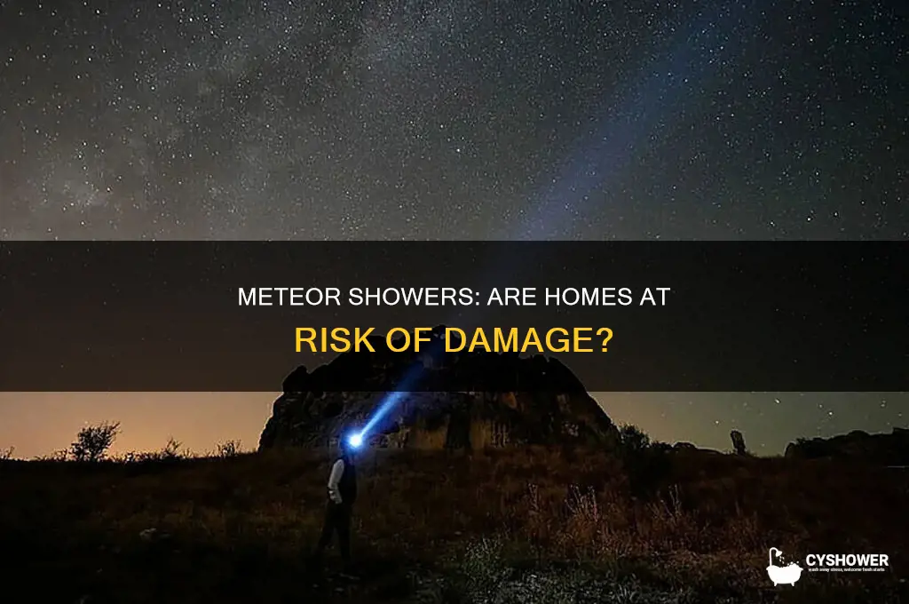 will meteor shower damage homes