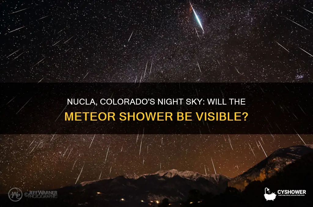 will meteor shower go over nucla colorado