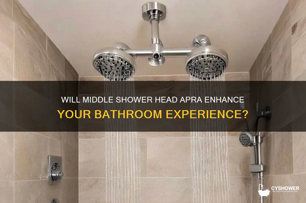 will middle shower head apra
