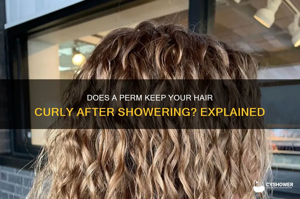 will perm make your hair curly after shower