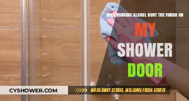 Rubbing Alcohol on Shower Doors: Safe or Finish-Damaging?