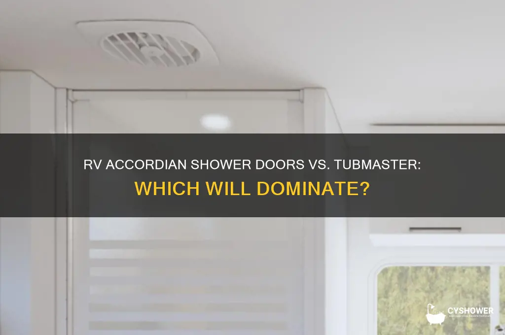 will rv accordian shower doors replace tubmaster folding shower door