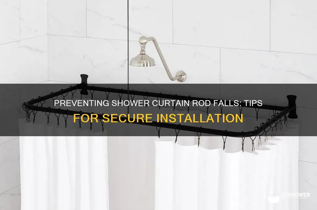 will shower curtain tension rod fall