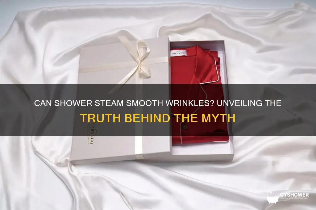 will shower steam remove wrinkles