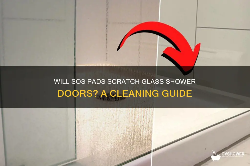 will sos pads scratch glass shower doors