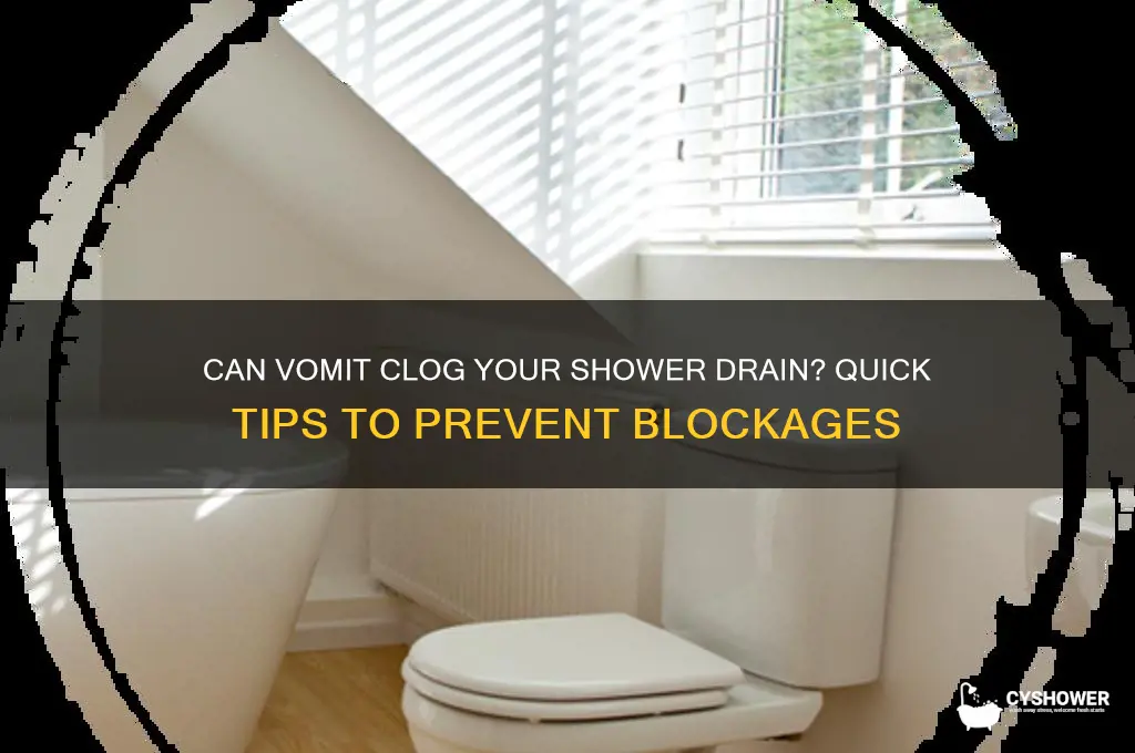 will throw up clog a shower drain