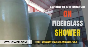 Vinegar and Water: Effective Stain Remover for Fiberglass Showers?