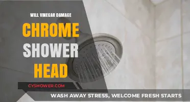 Can Vinegar Safely Clean Chrome Shower Heads Without Causing Damage?