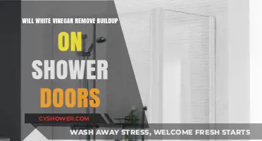 White Vinegar's Power: Removing Shower Door Buildup Effectively and Easily
