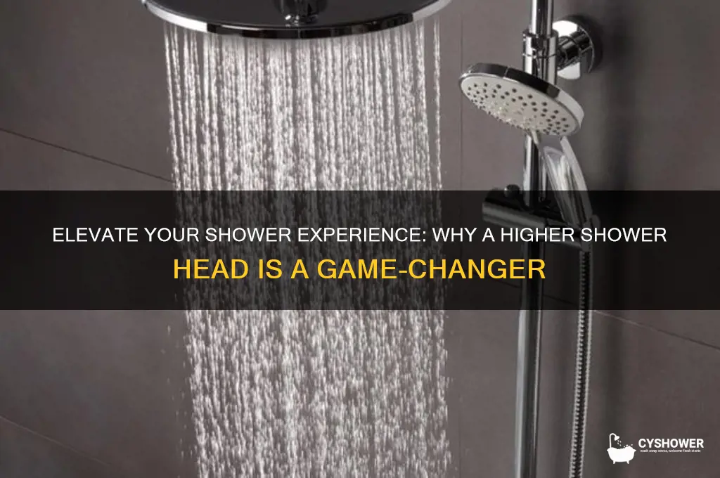 would like a higher shower head