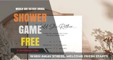 She'd Rather Bridal Shower Game: Free Fun for the Bride-to-Be
