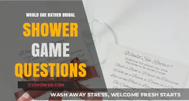 Fun Bridal Shower Game: Would She Rather Questions to Play