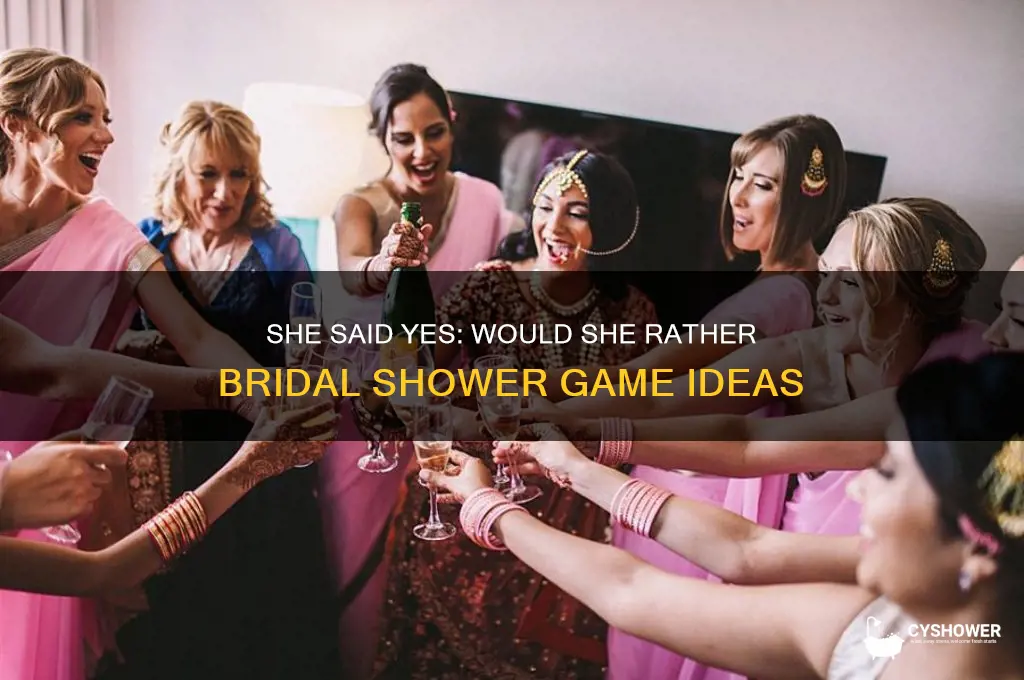 would she rather bridal shower